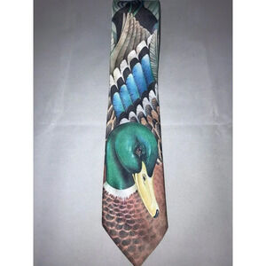 Mallard Duck Full Body Primal Instincts Made in USA Bird Men's Classic Neck Tie